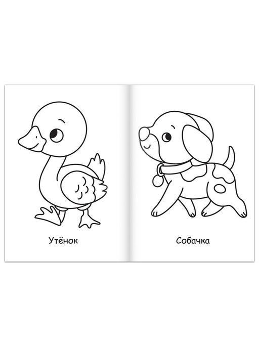 Супер раскраска На ферме и в лесу, 68 стр., формат А4