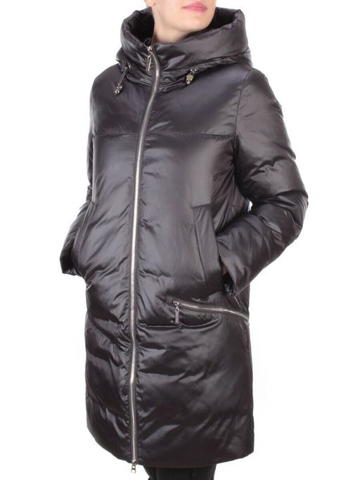 GWD21530P DARK GRAY Пальто зимнее женское PURELIFE (200 гр. холлофайбер) - Fashion фото 3
