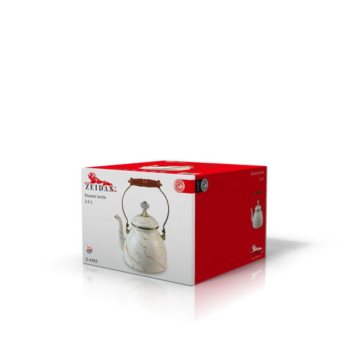Чайник эмаль ZEIDAN 2.6 л, индукц. дно, арт. Z-4483