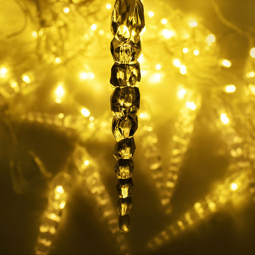 Электрогирлянда Бахрома, 3м, 96 ламп, теплый