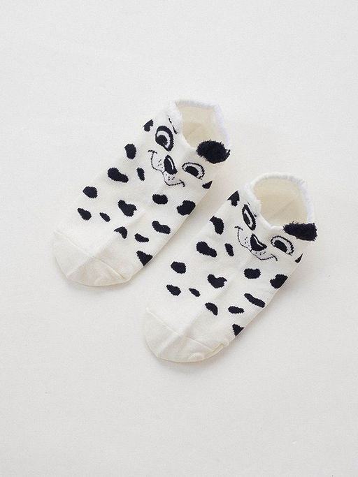 Носки iLikeGift Panda face, white, мужские/женские евро размер 35-41