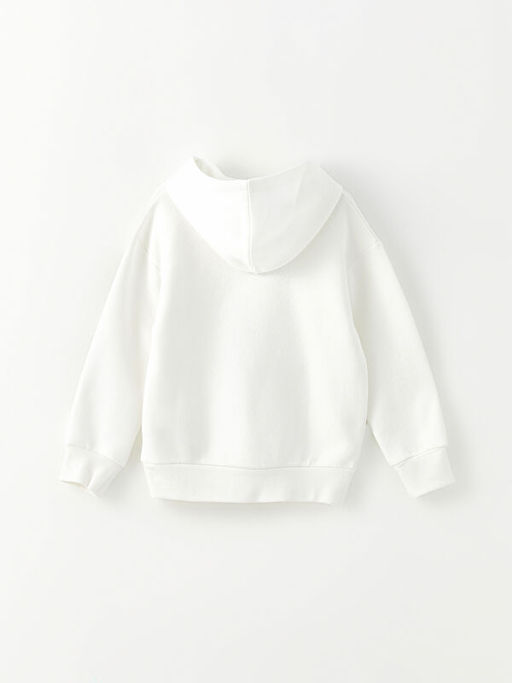 Kap??onlu Bugs Bunny Bask?l? Uzun Kollu K?z ?ocuk Sweatshirt - Waikiki фото 3