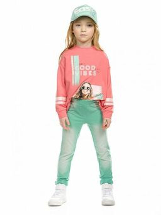 PELICAN, брюки для девочек, Зеленый