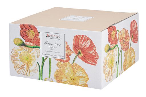 Чашка с блюдцем Маки, 0,48 л - Maxwell & Williams фото 5