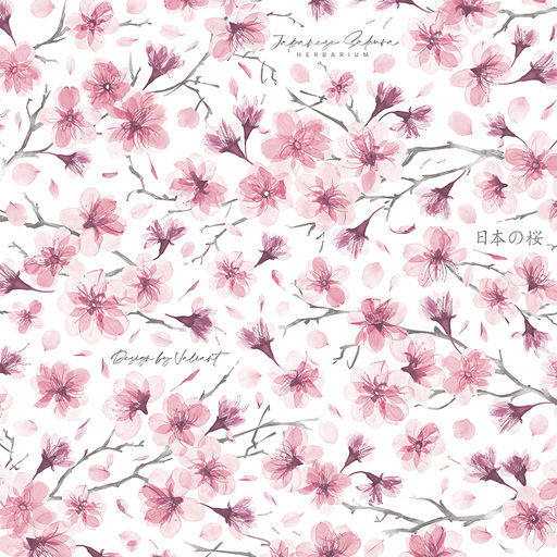 Короба картонные, набор 4 шт., 2 цвета, HERBARIUM SAKURA, 25*33*18.5 см.