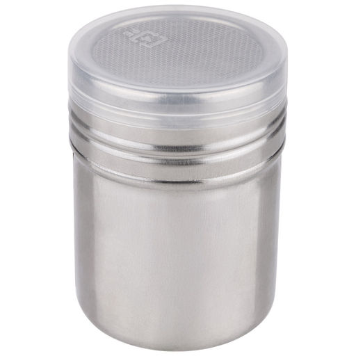 Цена за 2 шт. Банка для сахарной пудры/корицы/специй, Domestico, объём: 100 мл, размер: 5*7 см, нерж сталь 109026