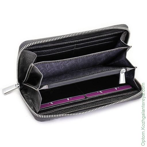 Женский кожаный кошелек на молнии Sergio Valentini СВ 8118-2023  фото 2