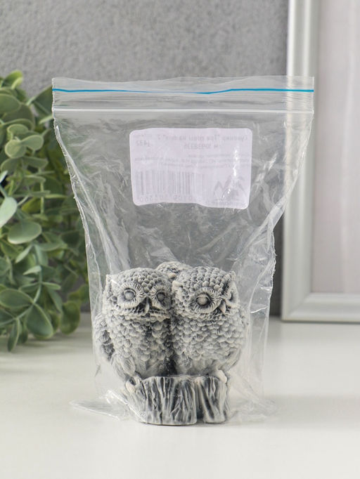 Сувенир "Три совы на пне" 7 см