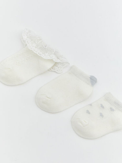 K?z Bebek Patik ?orap 3l?