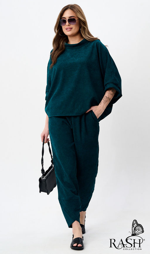 Костюм "Boho" микровельвет бирюза Цвет:как на фото