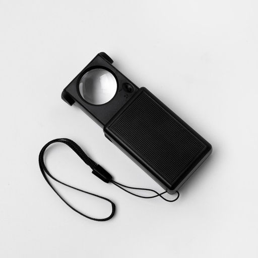 Лупа выдвижная, линза 25 мм, с подсветкой