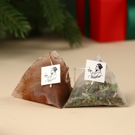 Подарочный набор С новым годом: кофе молотый 8 г., чай чёрный травяной 3 г. - Фабрика счастья фото 3