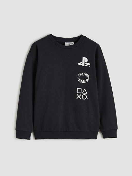 Playstation Bask?l? Erkek ?ocuk Sweatshirt