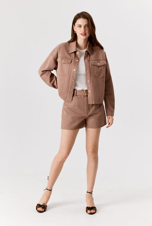 CONCEPT CLUB / Шорты джинсовые жен. Cramer_shorts светло-коричневый  фото 5