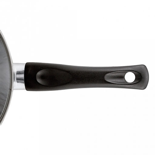 "Dream" Сковорода с антипригарным покрытием д26см, h5см, s3мм, стеклянная крышка (Россия)