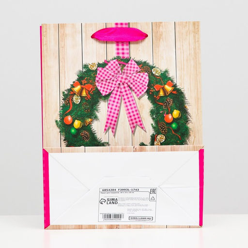 Пакет ламинированный Christmas 18 х 23 х 10 - Simaland фото 2