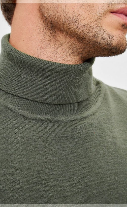 Водолазка мужская F321-15318 хаки - Fine joyce фото 4