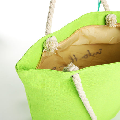 Сумка пляжная Into the sea, 50*34,5*14 см, зелёный цвет - Nazamok фото 6