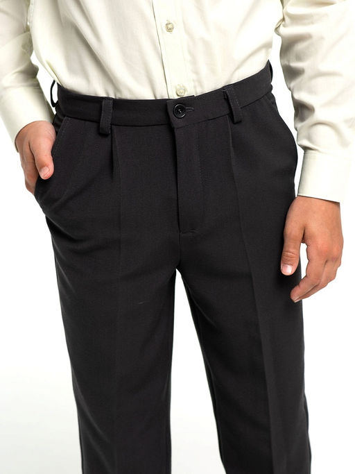 Серые школьные брюки для мальчика Инфанта, модель 0913