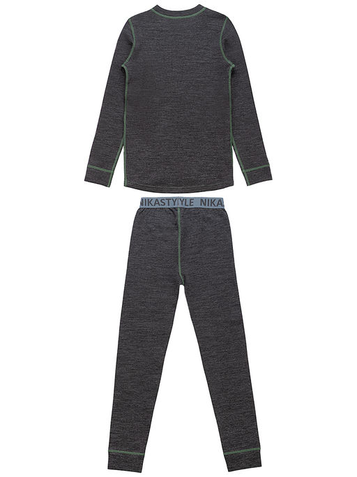 Комплект 7т11125 темно-серый меланж