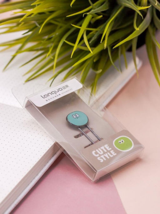 Закладка - скрепка "Marmalade", light-blue