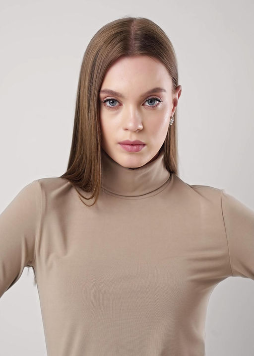 CLE Водолазка жен. 356884рв бежевый - Clever wear фото 3