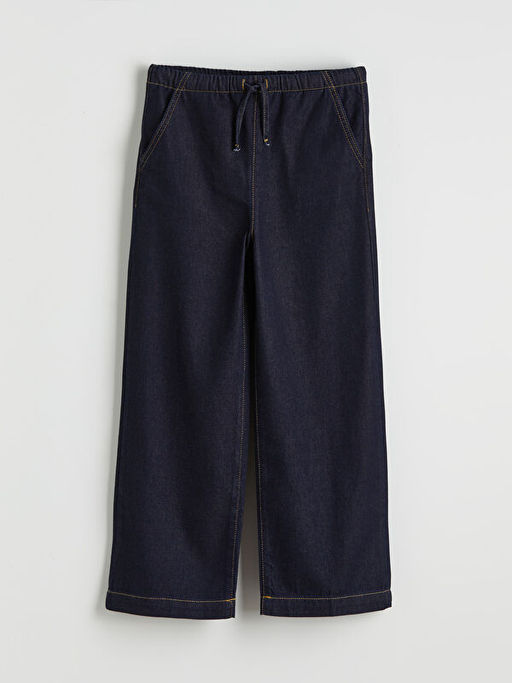 Wideleg K?z ?ocuk Jean Pantolon