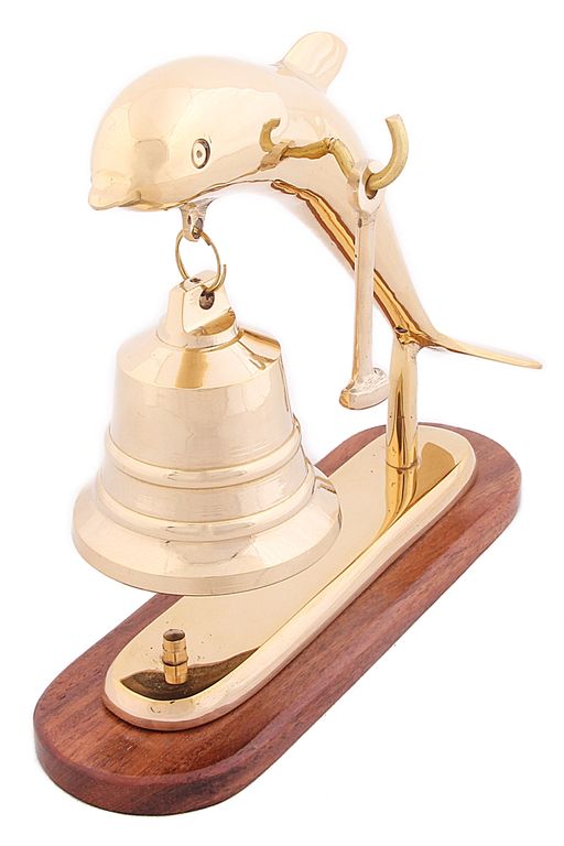 Гонг Дельфин  на деревянной подставке № Кл2810 - Ганг фото 2