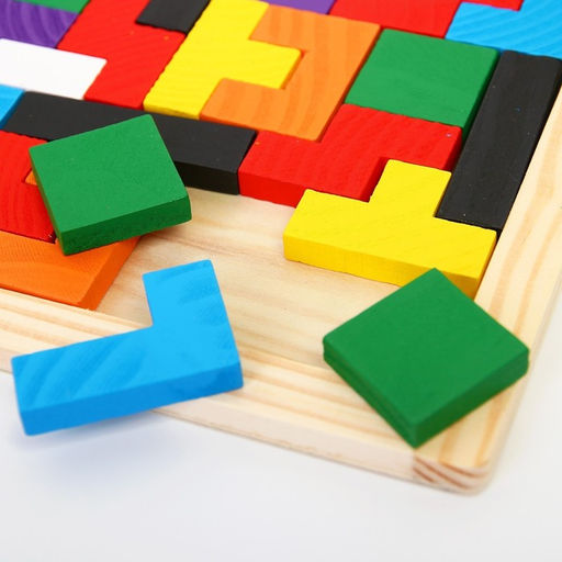 Головоломка деревянная «Тетрис зигзаг», 40 деталей