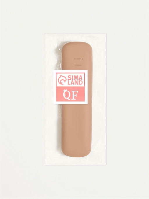 Чехол для кистей, 20×5×2 см, силиконовый, бежевый