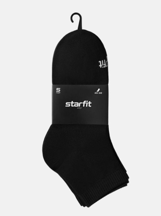 Носки спортивные Starfit Charge SCS2525PB, черный, 35-38, 5 пар фото 9