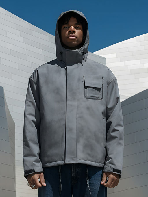 Куртка спортивная мужская весна осень серого цвета 25473Sr - Mtforce фото 22