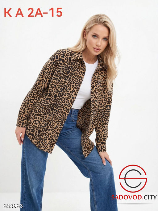 Женские рубашка с принтом