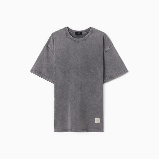 Футболка мужская MIST из вареного хлопка, серый, р-р L