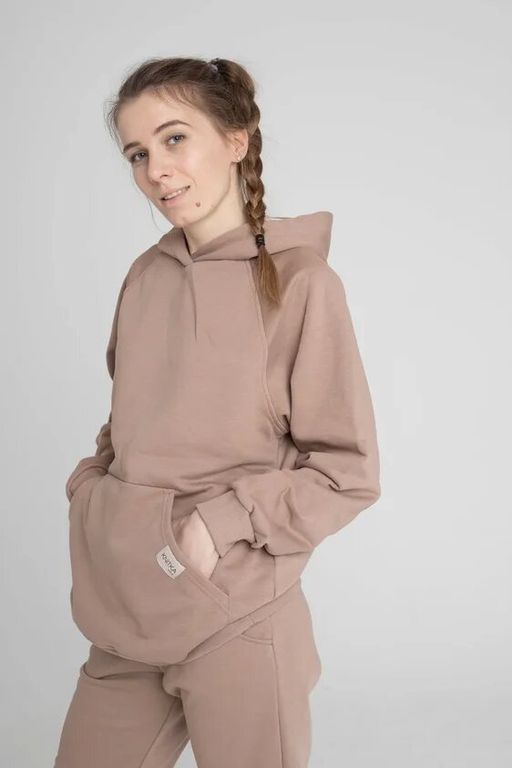 Футер 3х нитка КАЧЕСТВО ПЕНЬЕ костюм женский с брюками палаццо - Knitka wear фото 5