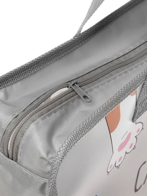 Папка с ручками «Лапки», А4, пластиковая, 70 мм, 322×256 мм