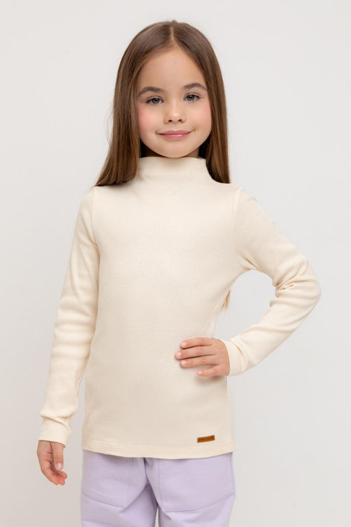 КР 302674/айвори джемпер (водолазка) для дев