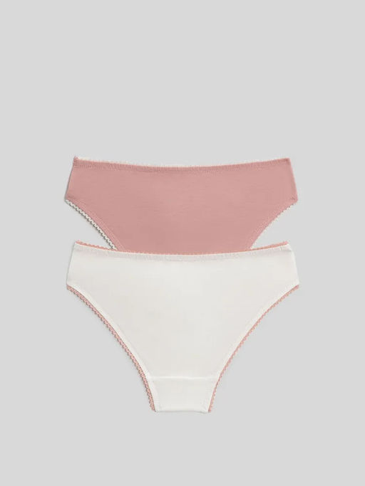 ACOOLA / Трусы детские для девочек в наборе из 2шт Slime_br цвет в ассортименте  фото 3