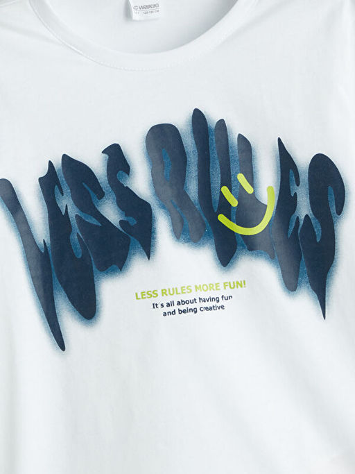 Bisiklet Yaka Erkek ?ocuk ?ortlu Pijama Tak?m?