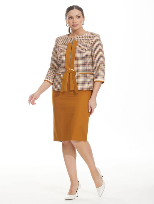 Костюм ELady 3351 горчица  фото 4
