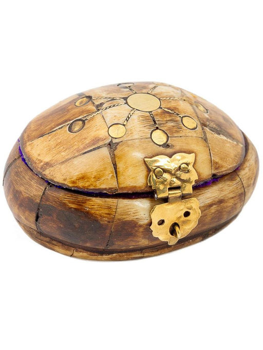 Шкатулка с инкрустацией (кость) №Шк120/1