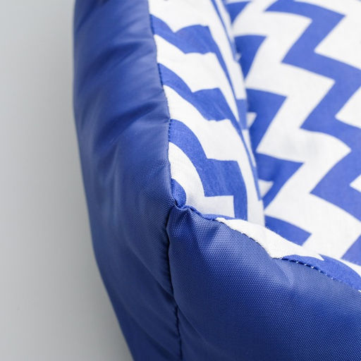 Лежанка Зиг-заг, 55 х 45 х 15 см, синяя - Пижон фото 4