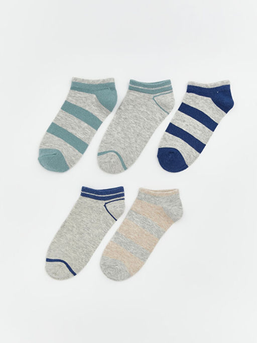 ?izgili Erkek ?ocuk Patik ?orap 5li