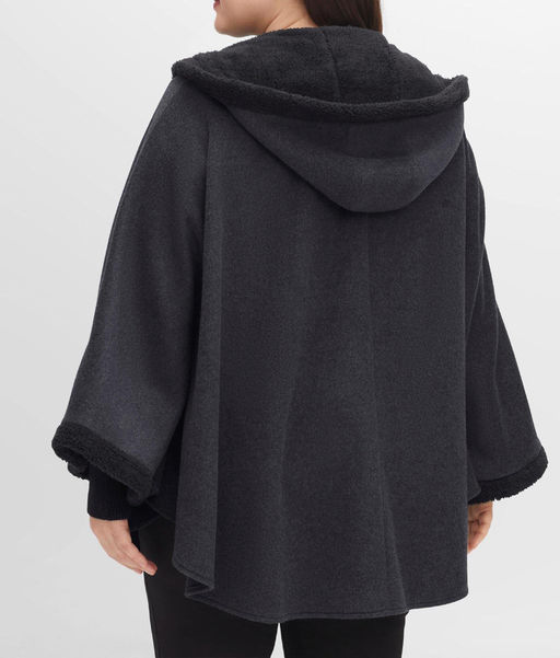 Накидка, цвета антрацита - Sheego фото 4