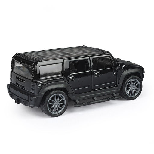 Чёрная инерционная машинка Сафари die-cast,1:32, открывающиеся двери