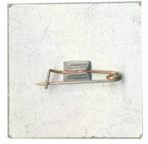 Значок Останкино (золотистый фон)