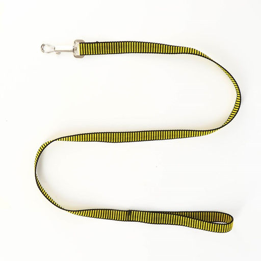 Комплект амуниции рельефный, поводок 120 х 2 см, ОГ 44-50 см, жёлто-чёрный - Пижон фото 6