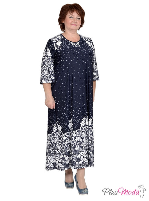 Платье Модель №647 размеры 44-82 - Plusmoda фото 3