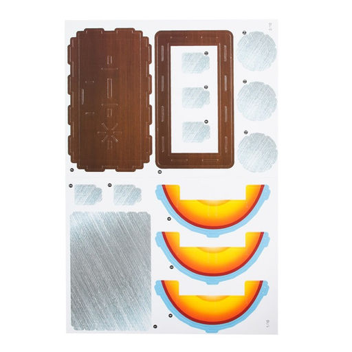 Конструктор пазл Глобус, 3D модель, диаметр 22 см, 71 элемент - Unicon фото 2