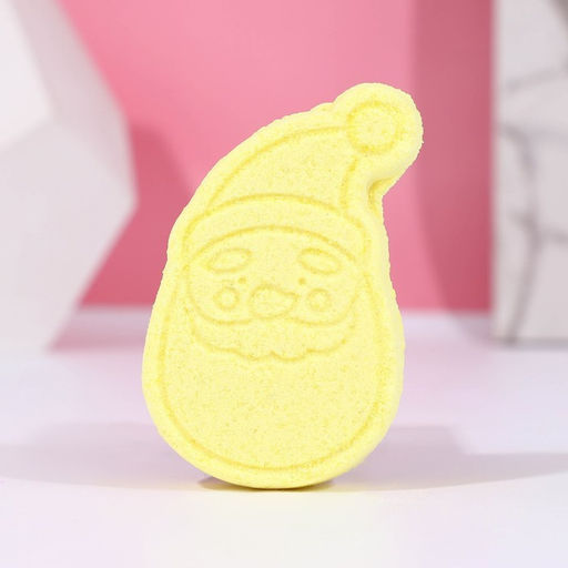 Бомбочка для ванны Дед Мороз, 100 г, аромат медового мусса, Чистое счастье